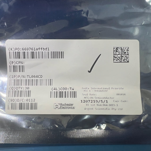 OnSemi TL064CD - Quad low-power JFET input general purpose op amp