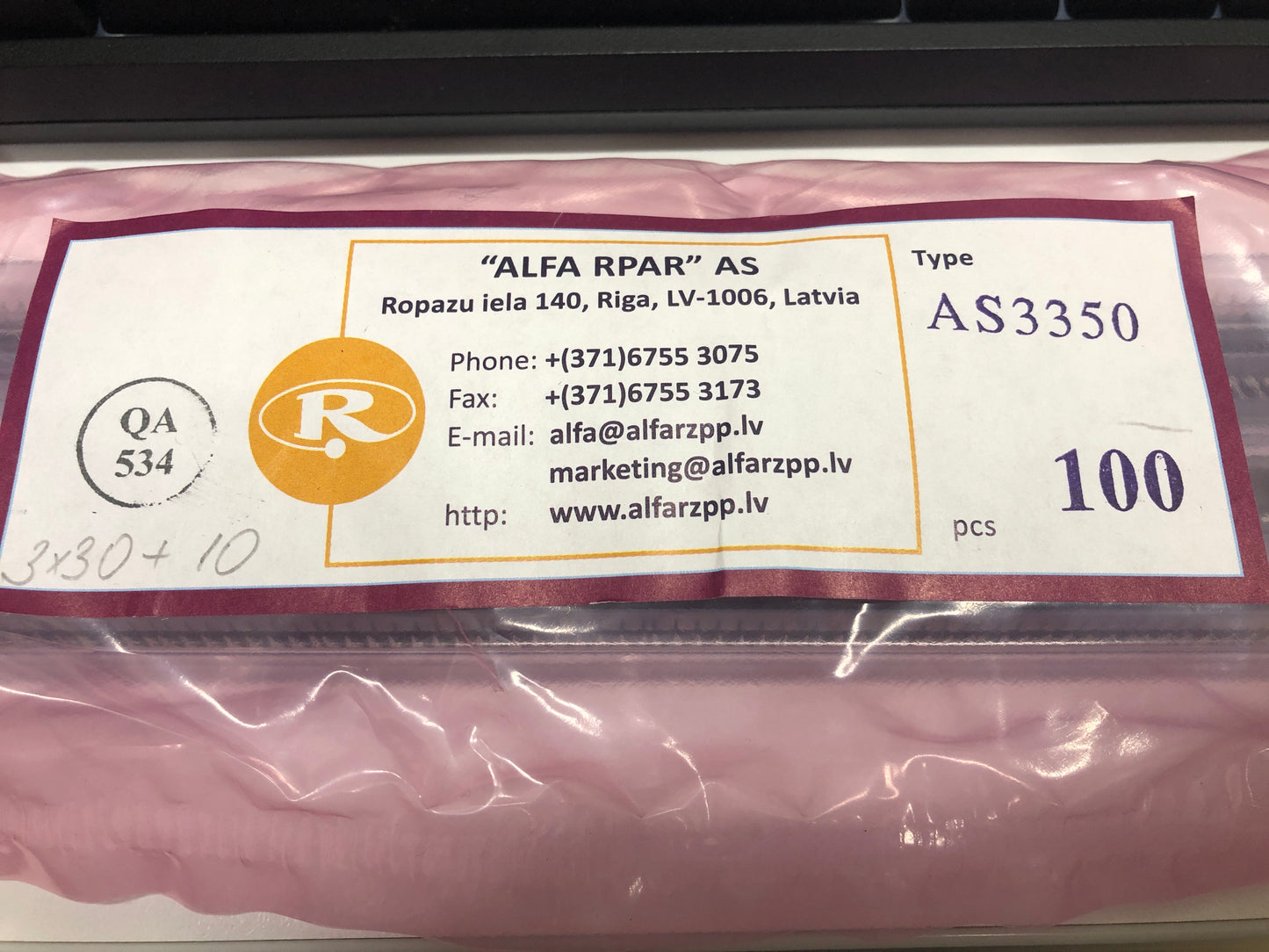 Alfa Rpar AS3350 - Dual State Variable Filter - PDIP-16